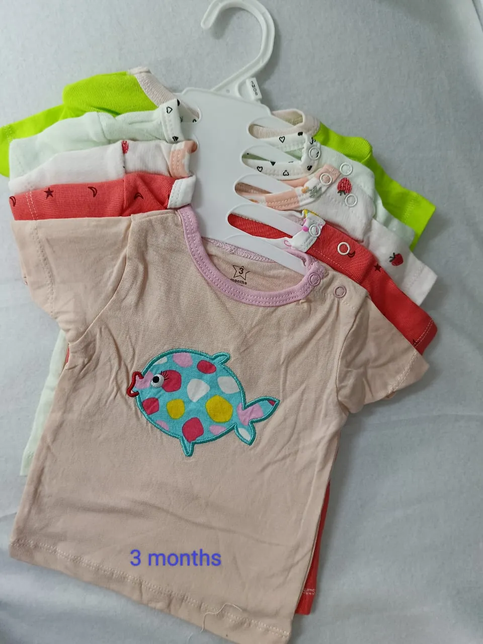 5 - Baby T-shirt Set : 3 Months