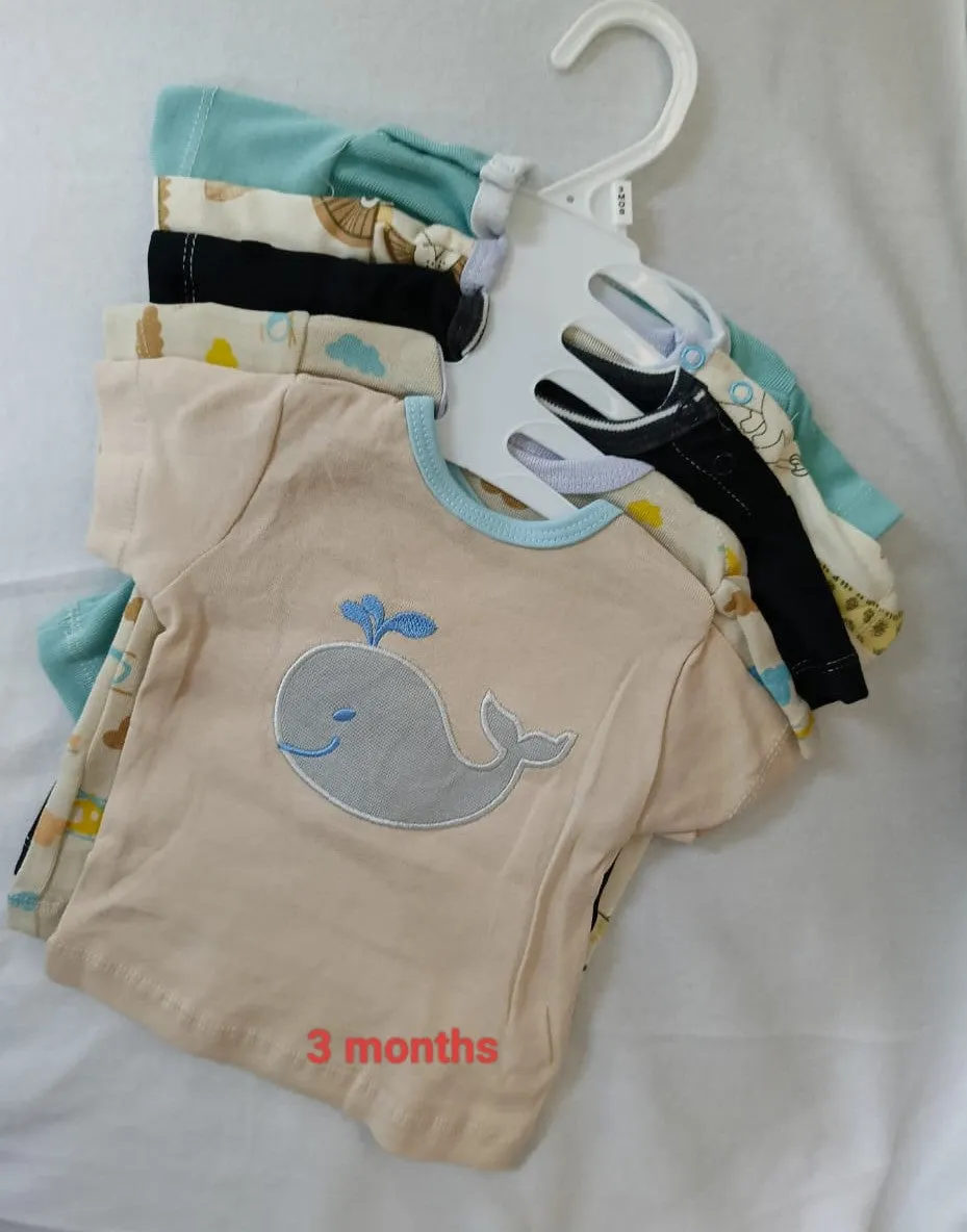 5 - Baby T-shirt Set : 3 Months