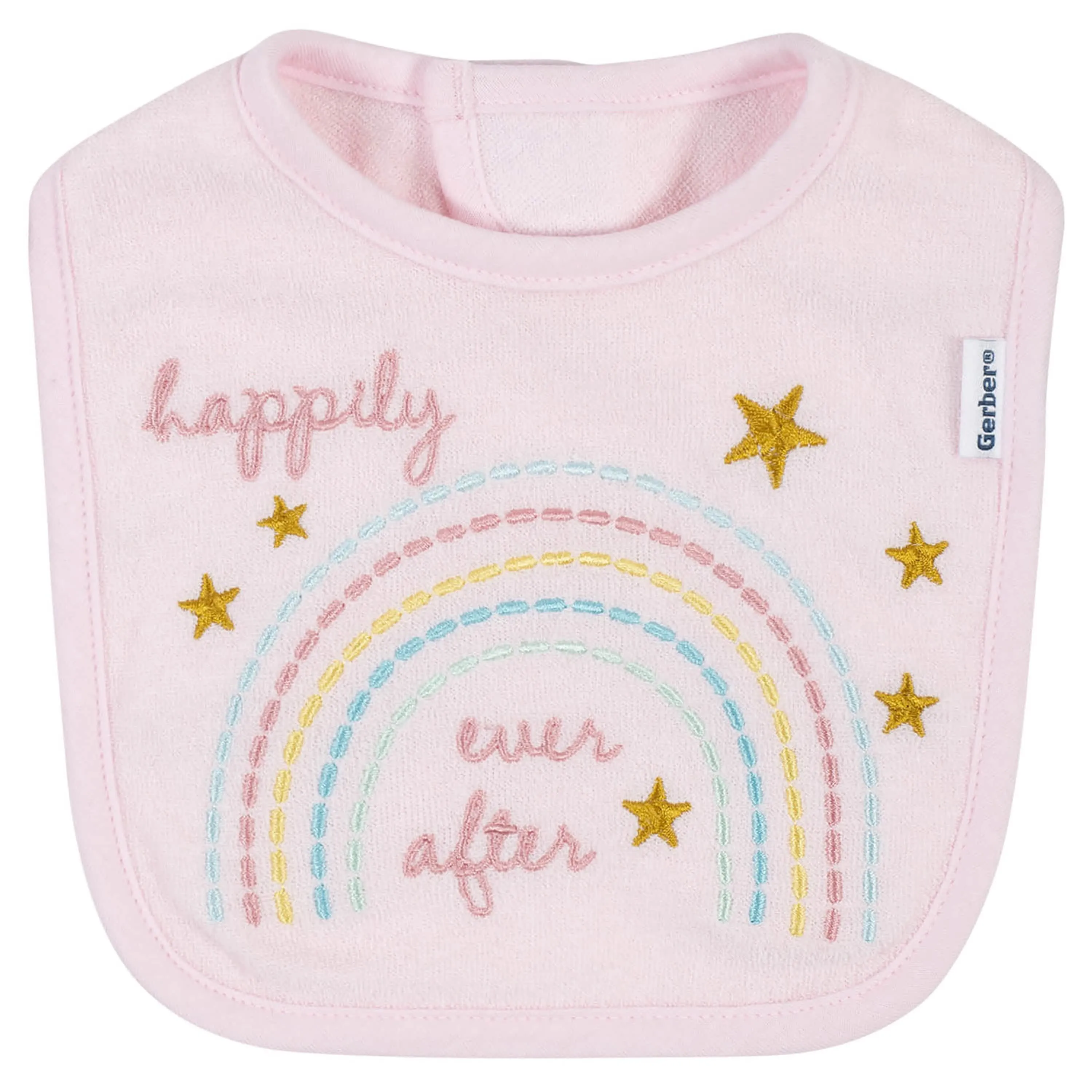6-Piece Baby Girls Fairy Tale Bibs & Burp Cloths Set