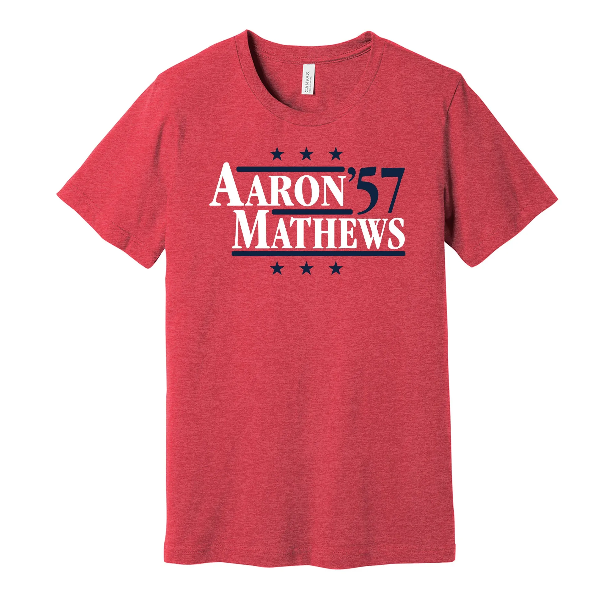 Aaron & Mathews '57 - Atlanta Georgia Legends Political Campaign Parody T-Shirt - Hyper Than Hype Shirts