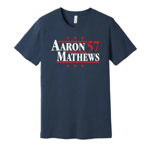 Aaron & Mathews '57 - Atlanta Georgia Legends Political Campaign Parody T-Shirt - Hyper Than Hype Shirts