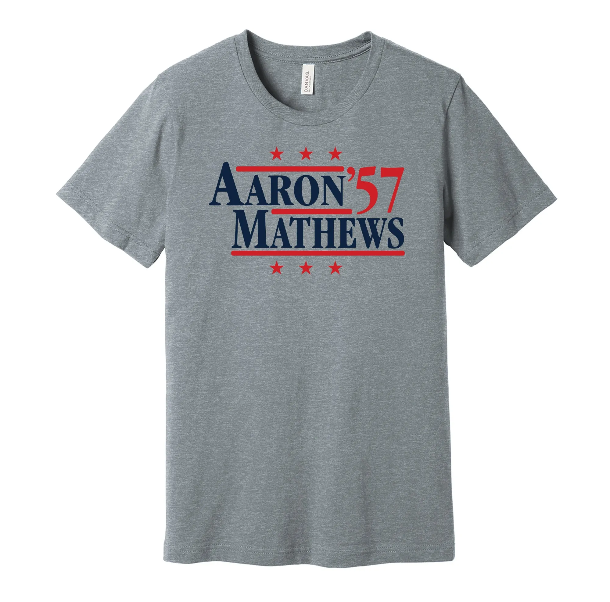 Aaron & Mathews '57 - Atlanta Georgia Legends Political Campaign Parody T-Shirt - Hyper Than Hype Shirts