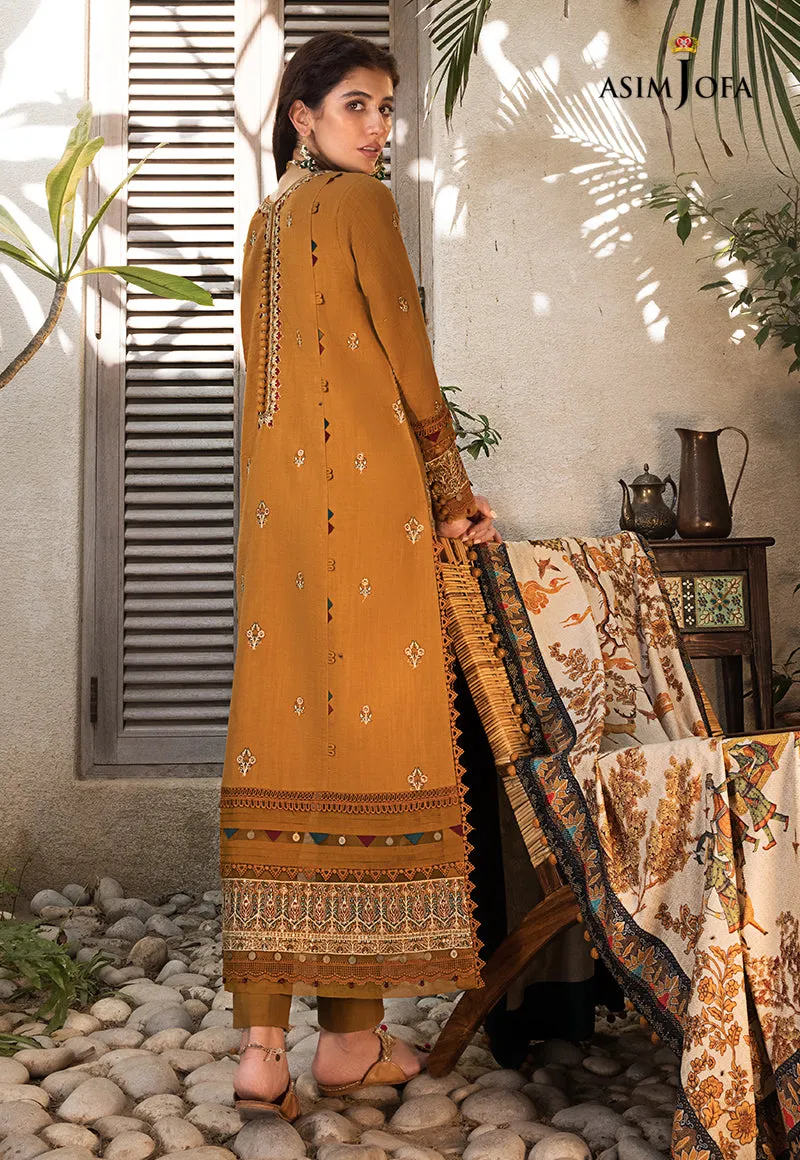 AJK-07 |  Asim Jofa The Syra Edit Kashmiri Embroidered Collection 2022 | Unstitched Embroidered Winter Suits