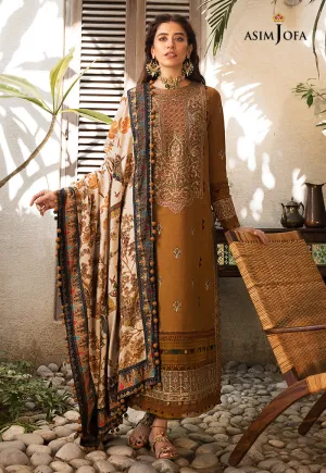 AJK-07 |  Asim Jofa The Syra Edit Kashmiri Embroidered Collection 2022 | Unstitched Embroidered Winter Suits
