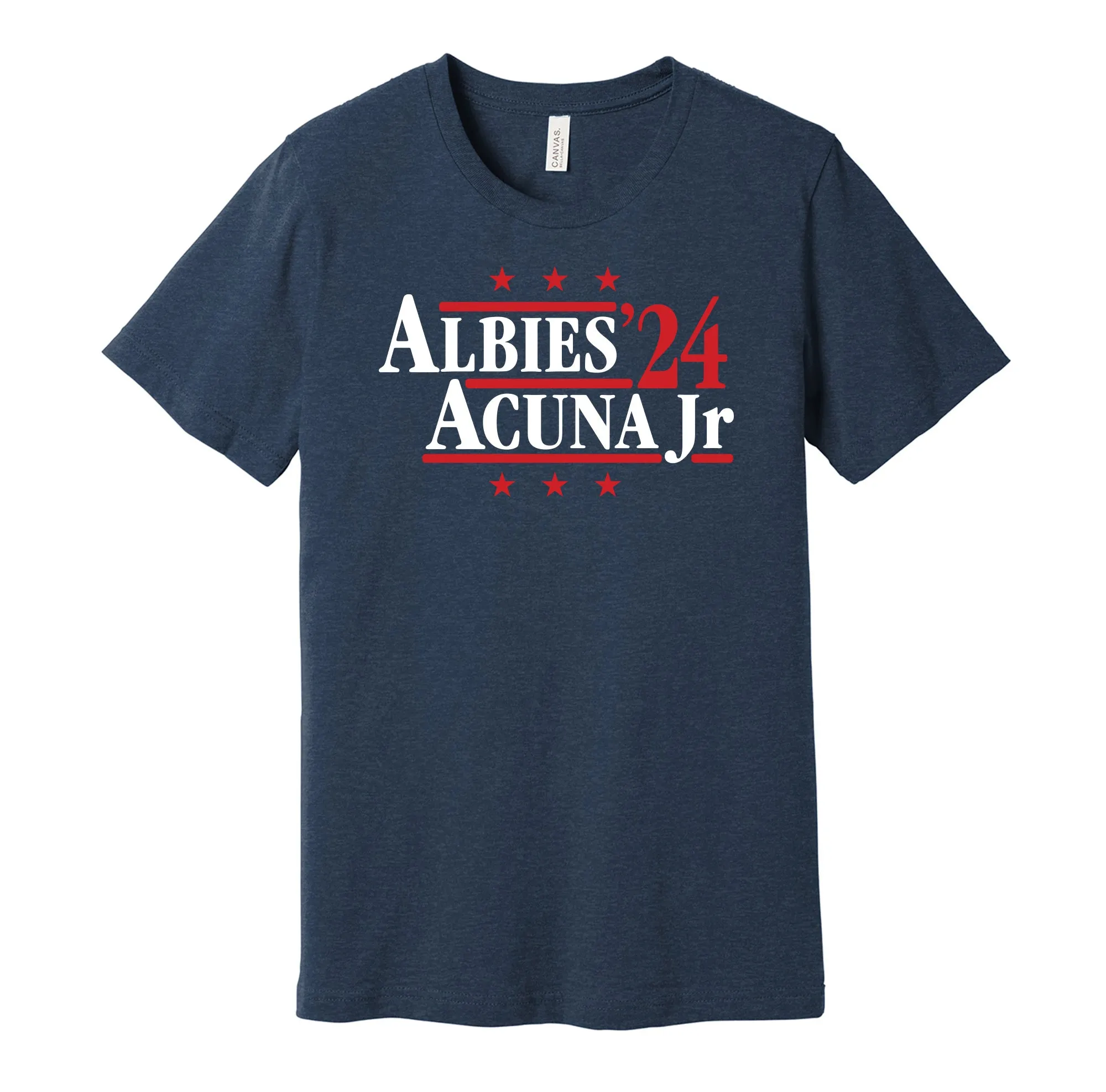 Albies & Acuna Jr '24 - Atlanta Baseball Political Campaign Parody T-Shirt - Hyper Than Hype Shirts