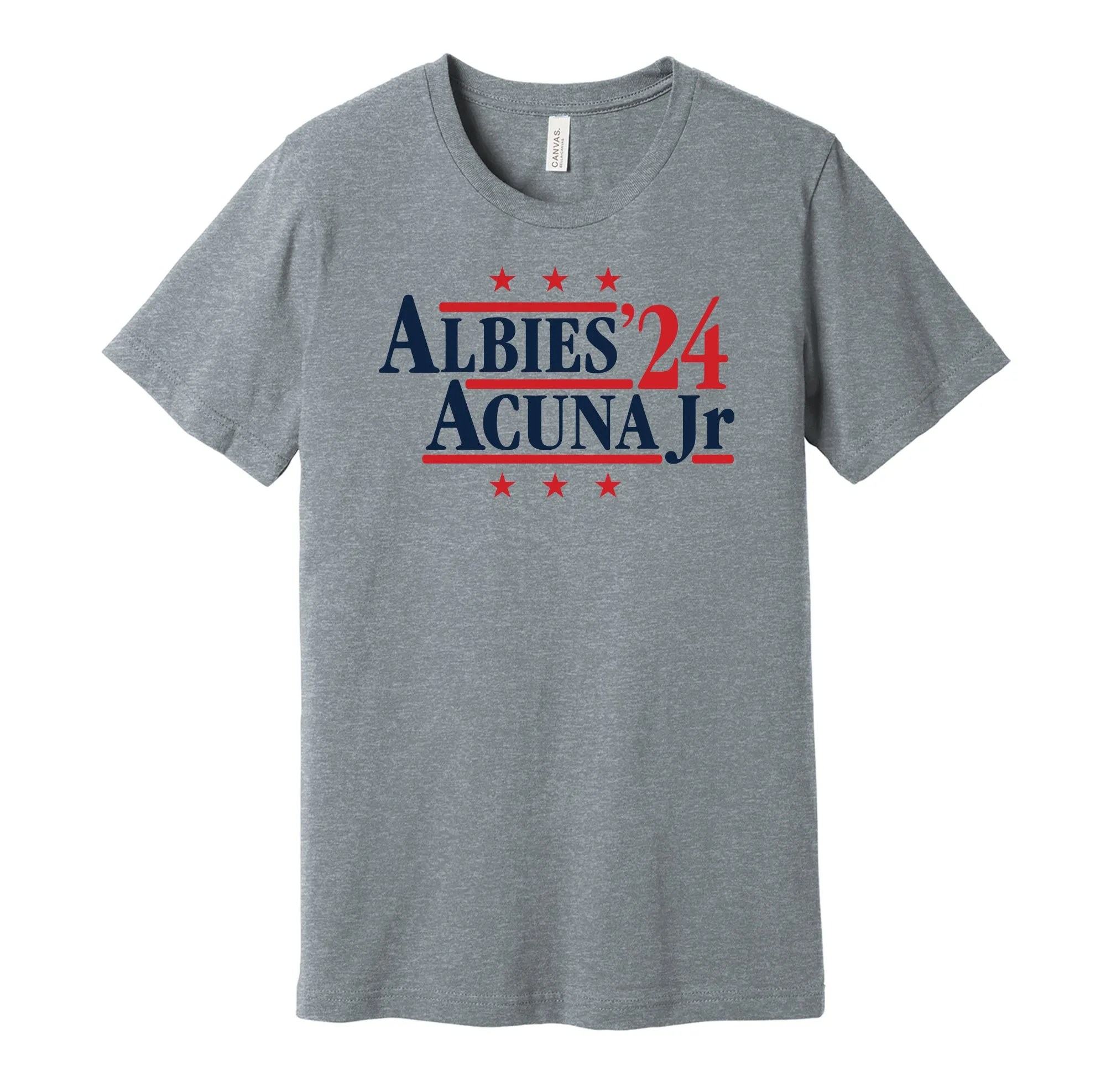 Albies & Acuna Jr '24 - Atlanta Baseball Political Campaign Parody T-Shirt - Hyper Than Hype Shirts