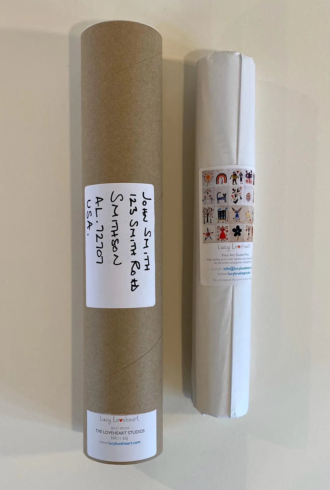 Art Print in a Tube | Coral Castle | Lucy Loveheart