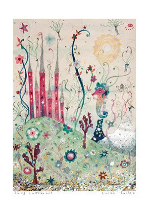 Art Print in a Tube | Coral Castle | Lucy Loveheart