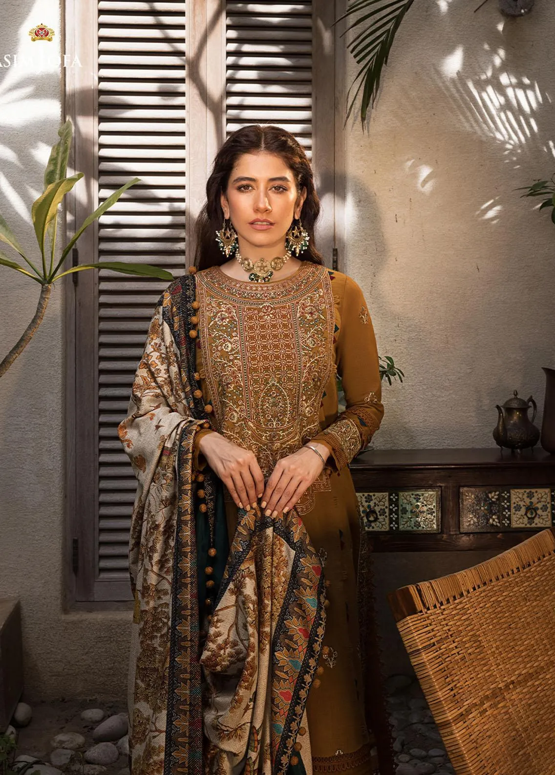 ASIM JOFA | KASHMIRI SHAWL (AJK-07)