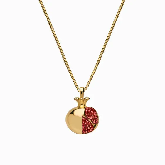 Awe Inspired- Pomegranate Necklace