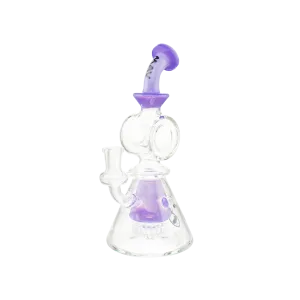 Bent Neck Showerhead Swiss Pyramid Bong