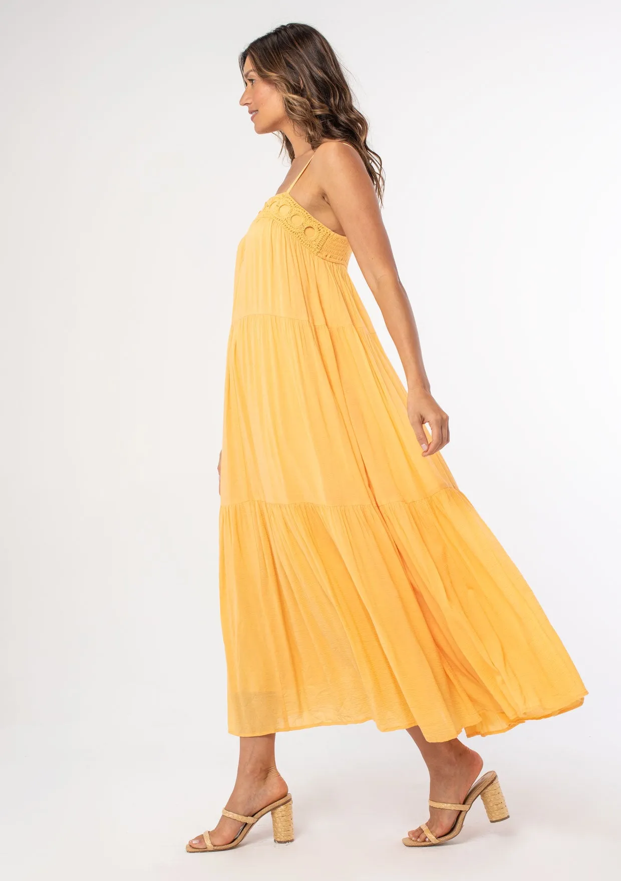 Beverly Crochet Maxi Dress