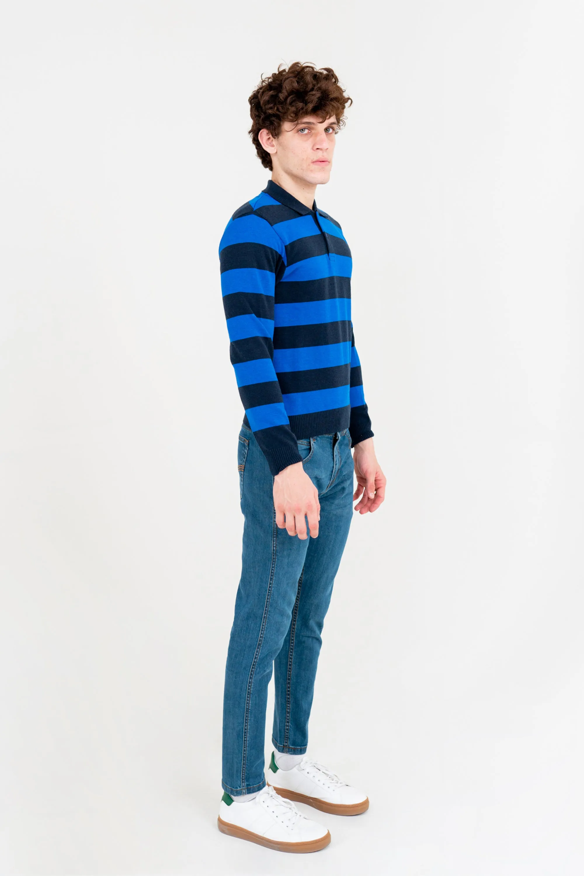 Blue Rugby Polo