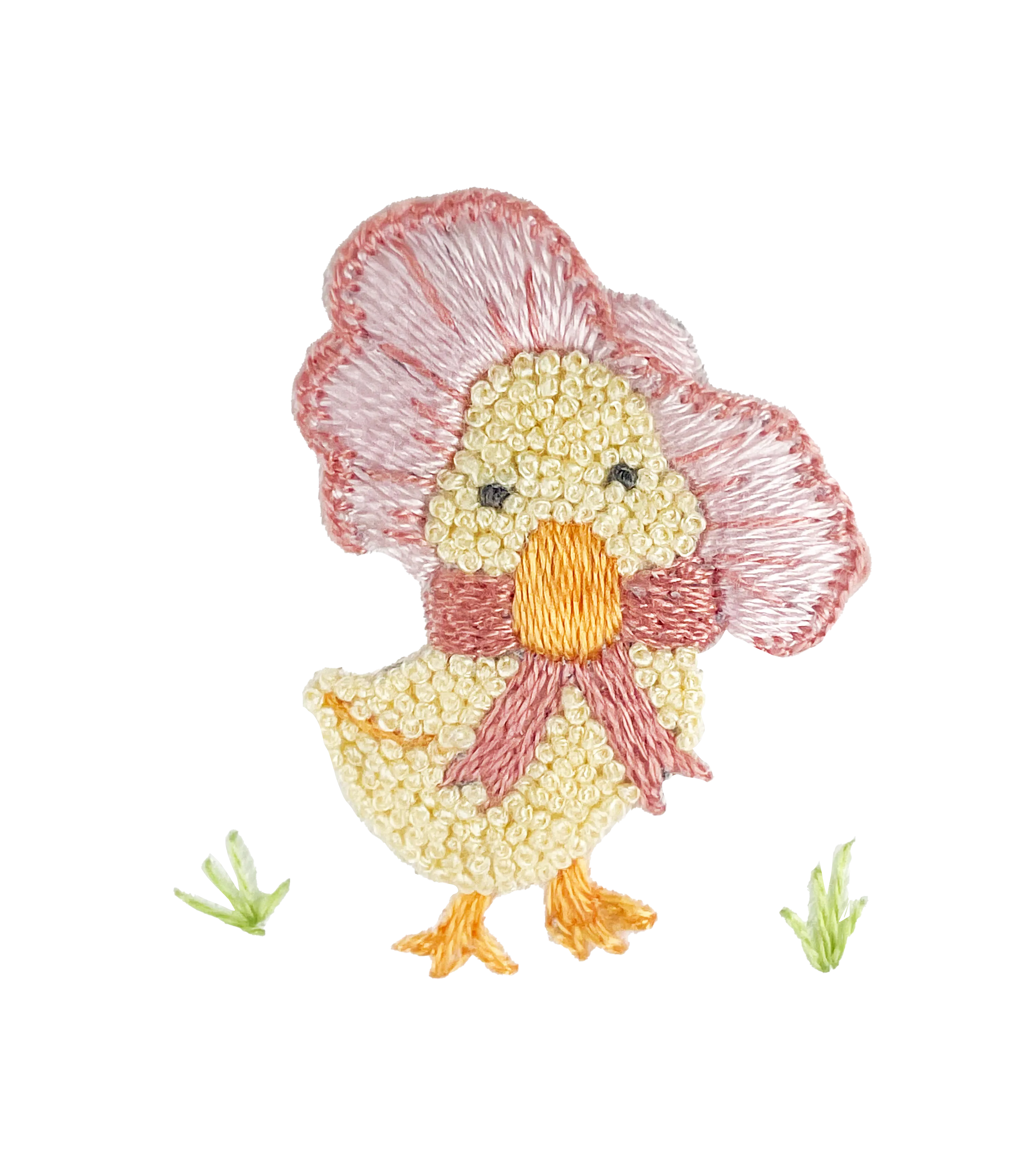 Bonnet Duck Pima Baby Blanket | White