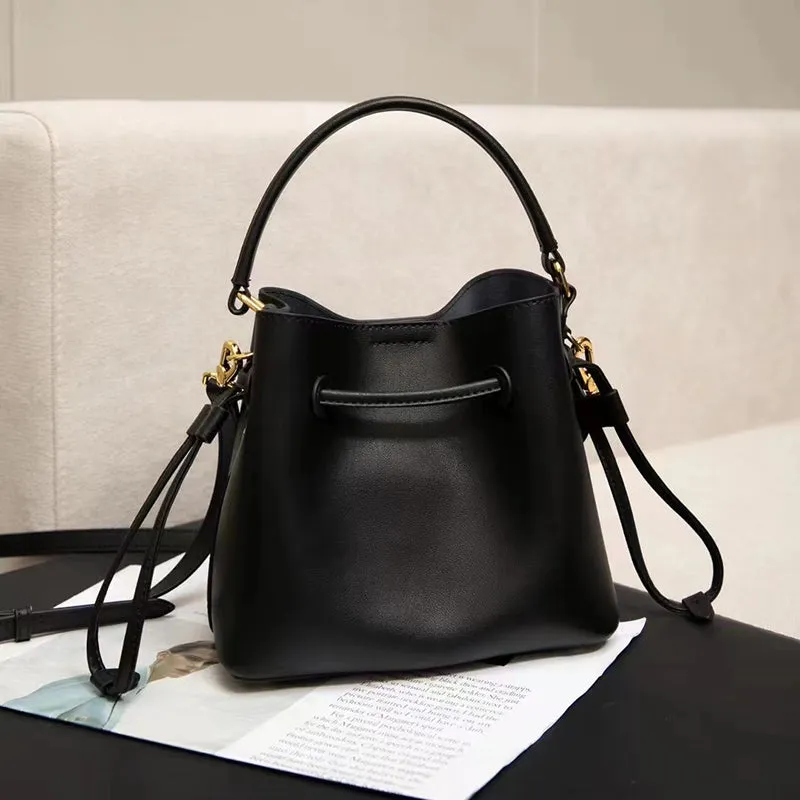 Bucka Supple Leather Bucket Tote