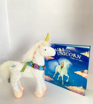 Capricon Unicorn soft toy   Book set