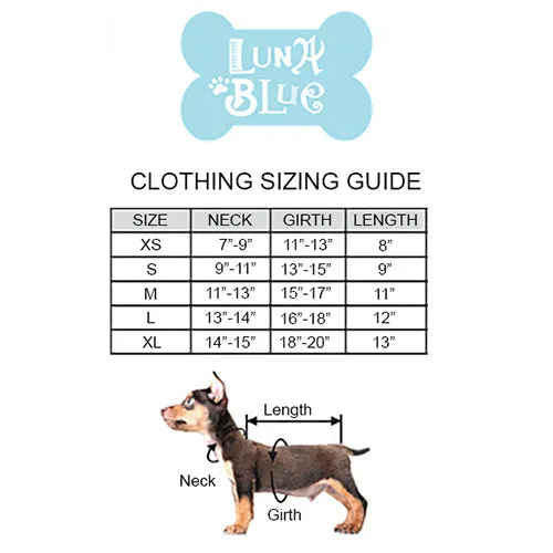 Chewnel Embellished Stripe Sleeveless Dog Top in Baby Pink