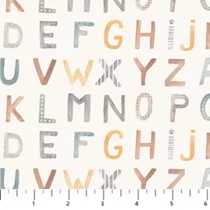Cotton-Tale 90950-11 Alphabet Cream
