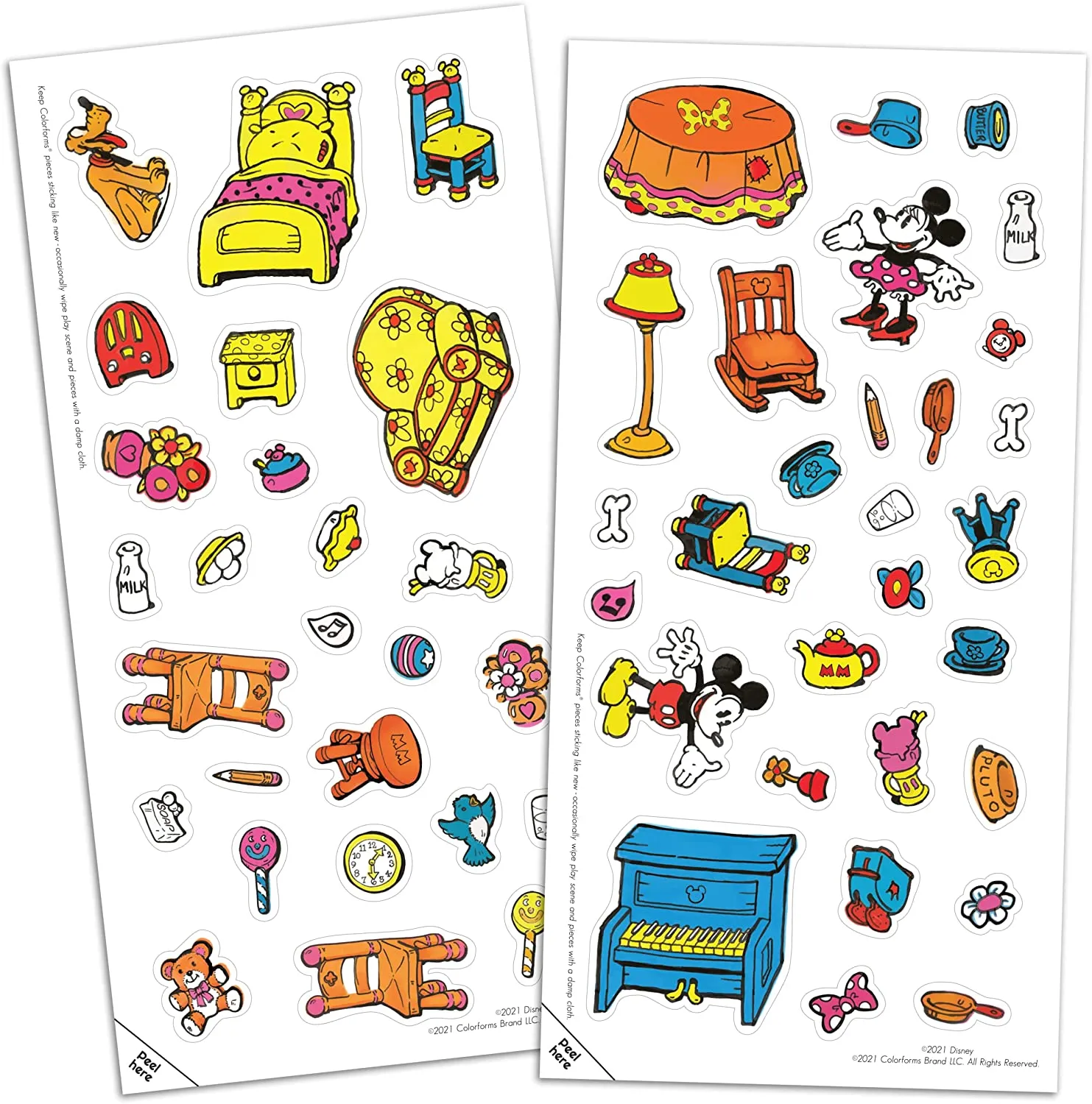 Crafttastic Colorforms® Disney Retro Mickey Mouse Playhouse Set