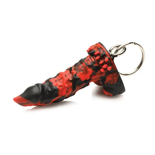 Creature Cocks Fire Demon Keychain