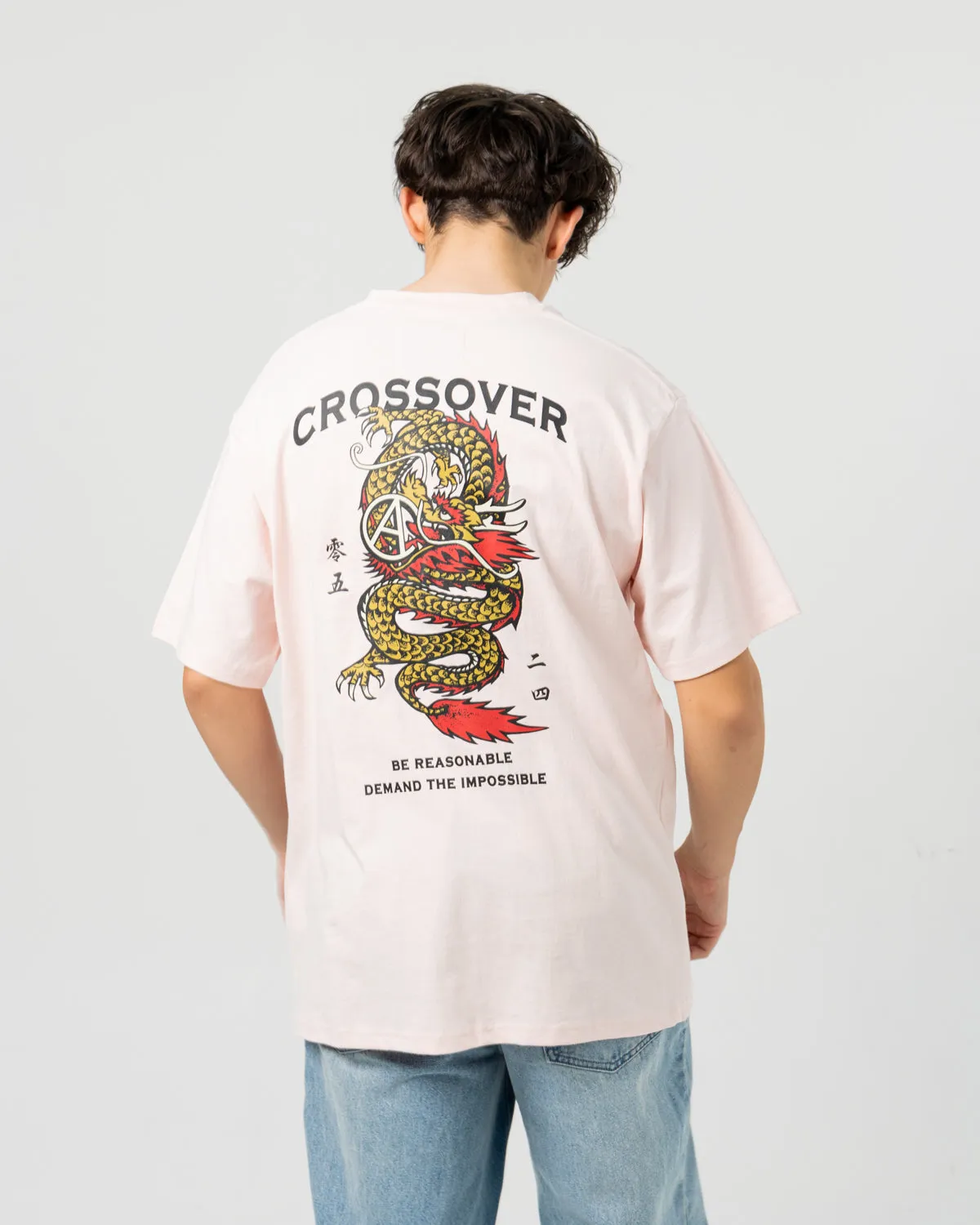 CROSSOVER "Year Of The Dragon" Tee | Pink