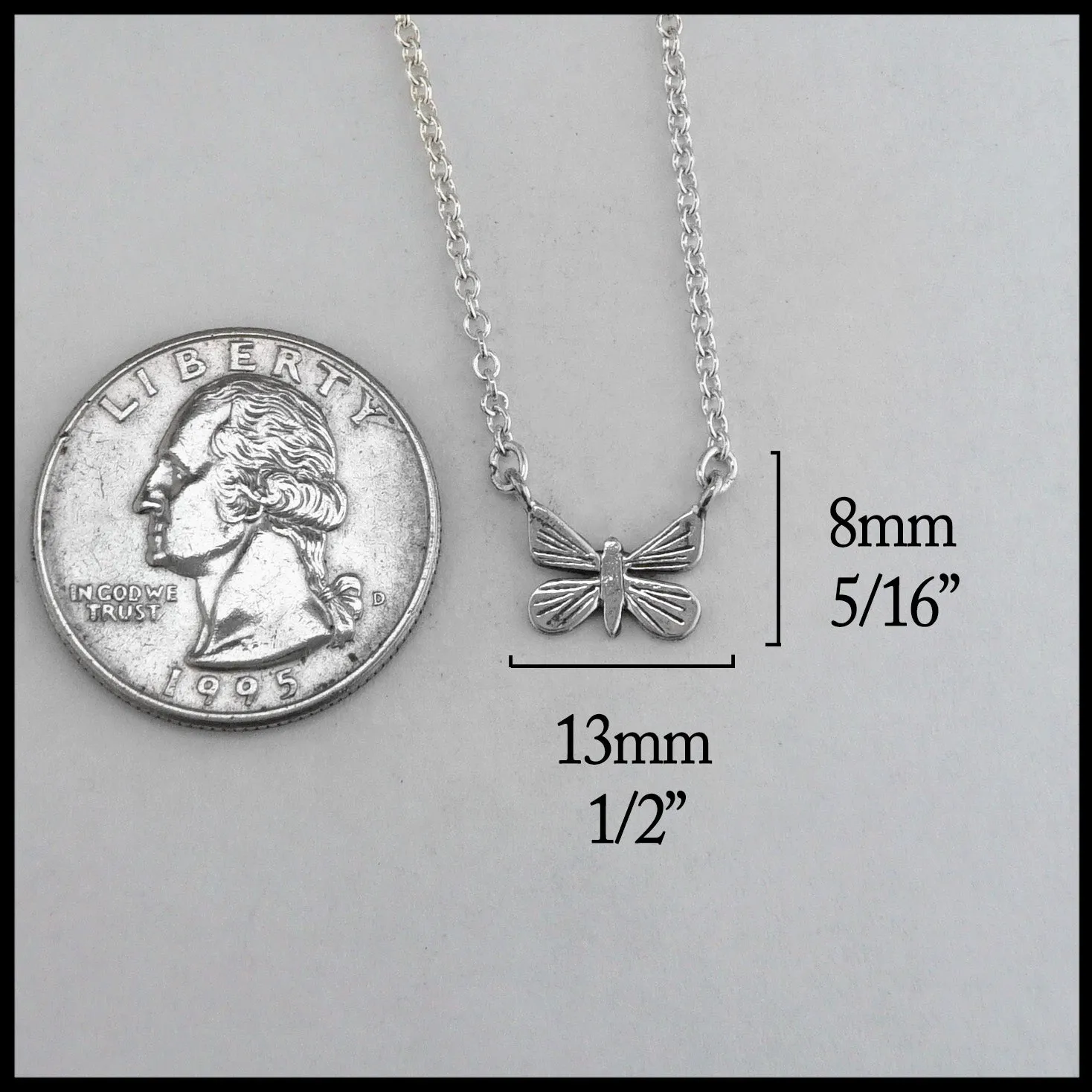 Dainty Butterfly Pendant