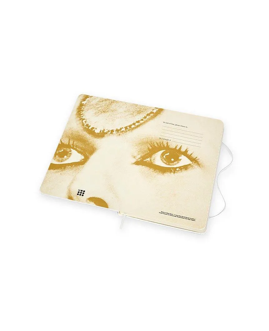 David Bowie Limited Edition Hard Cover Notebook White