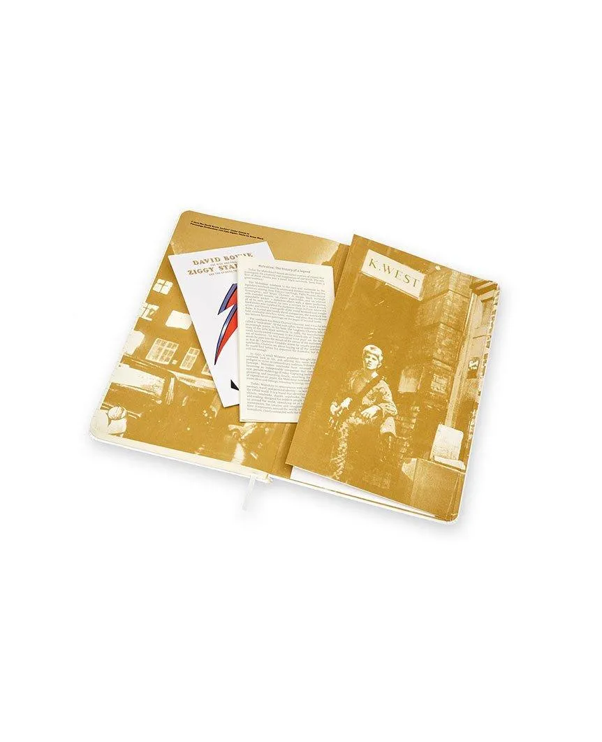 David Bowie Limited Edition Hard Cover Notebook White