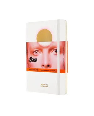 David Bowie Limited Edition Hard Cover Notebook White