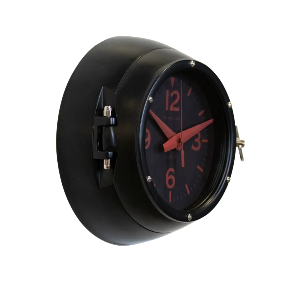 Deep Sea Wall Clock Black