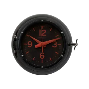 Deep Sea Wall Clock Black