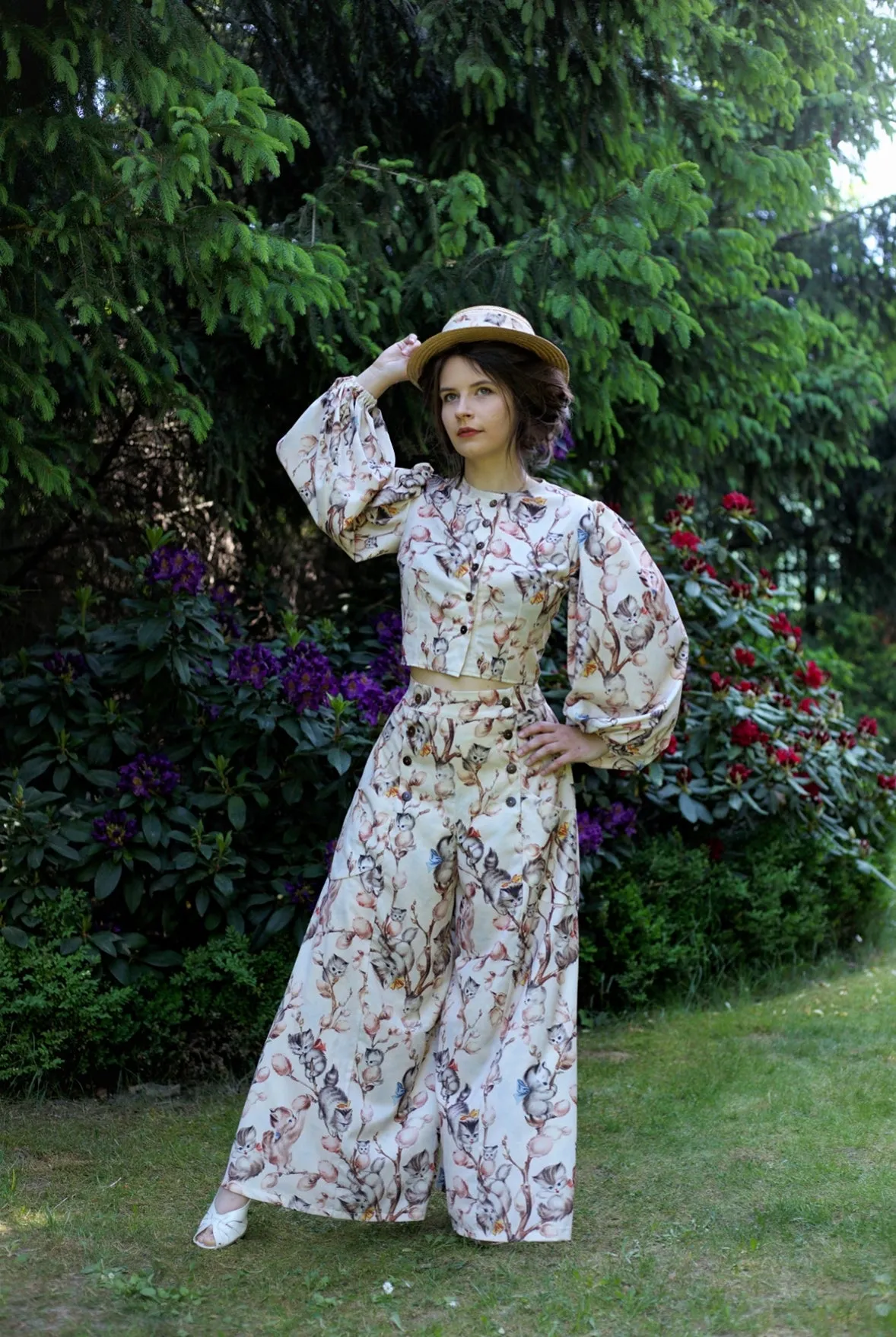 Edwardian Pants - Different print