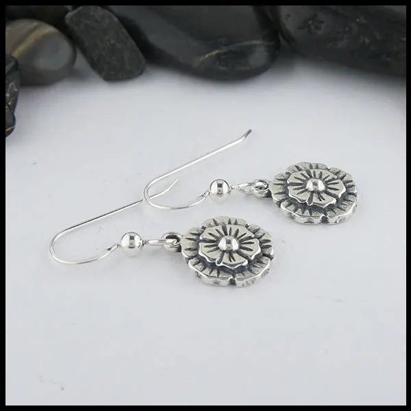 English Rose Pendant and Earring Set