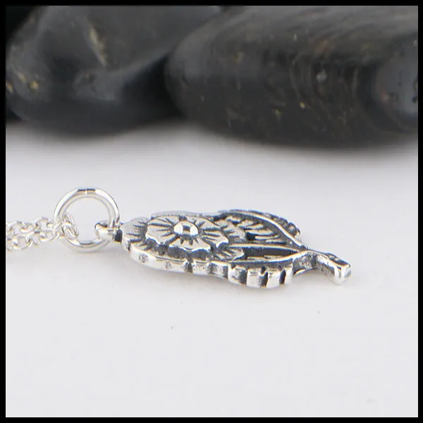 English Rose Pendant and Earring Set