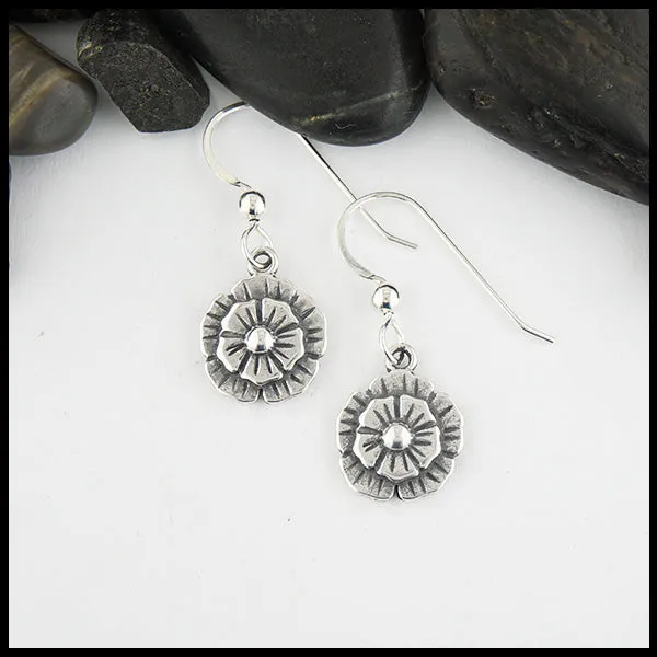 English Rose Pendant and Earring Set