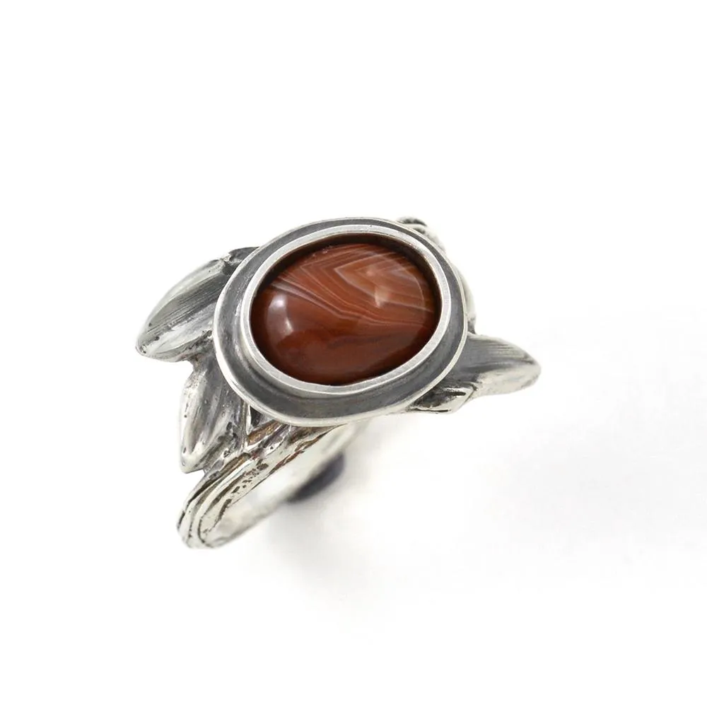 Entwined Agate Ring - Choose Your Own Stone