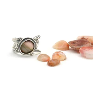 Entwined Agate Ring - Choose Your Own Stone