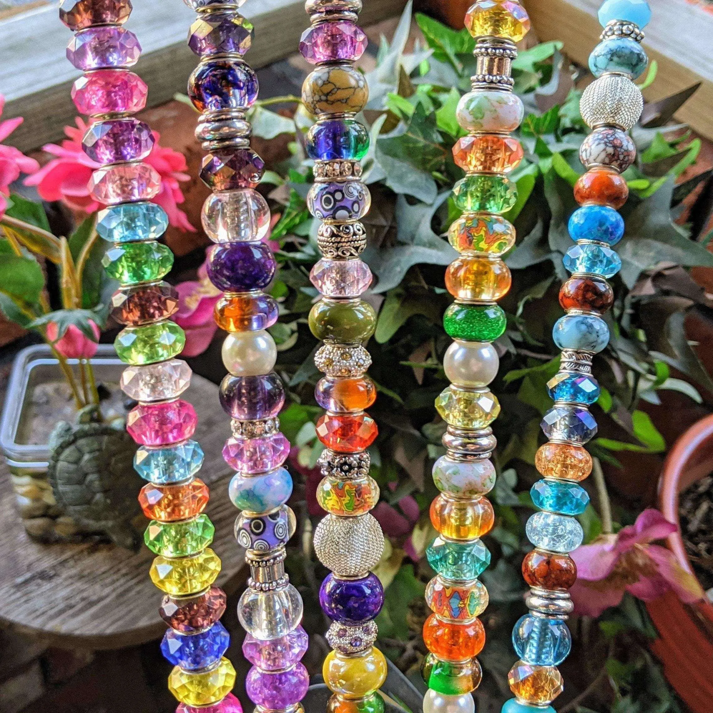 Fairy Wand Garden Stake/ Crystal Fairy Garden 12"or 24" Stake/ Suncatcher