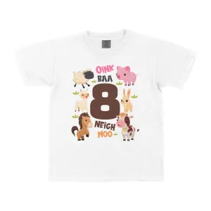 FARM ANIMALS BIRTHDAY CUSTOM YOUTH SHIRT