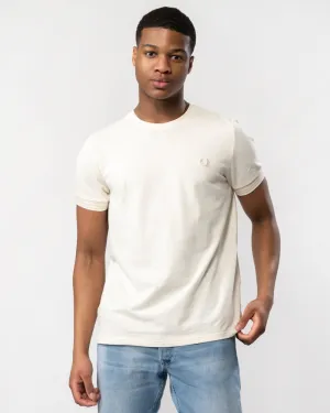 Fred Perry Mens Striped Cuff T-Shirt