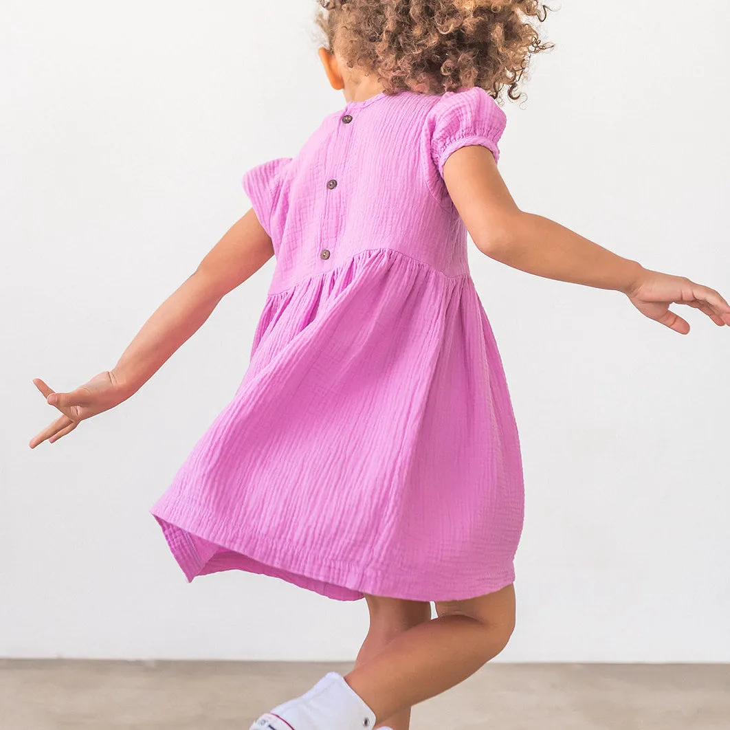 Gauze Puff Dress