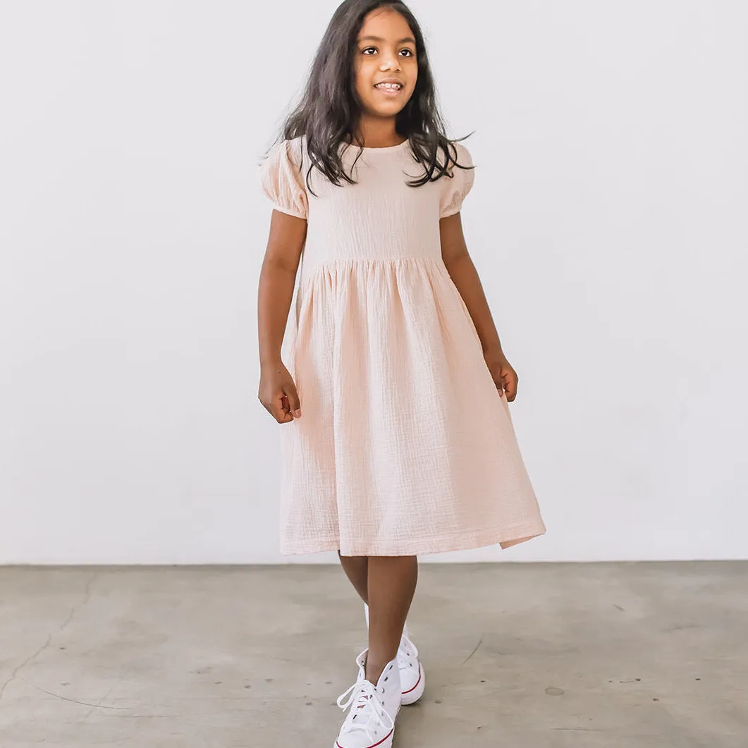Gauze Puff Dress