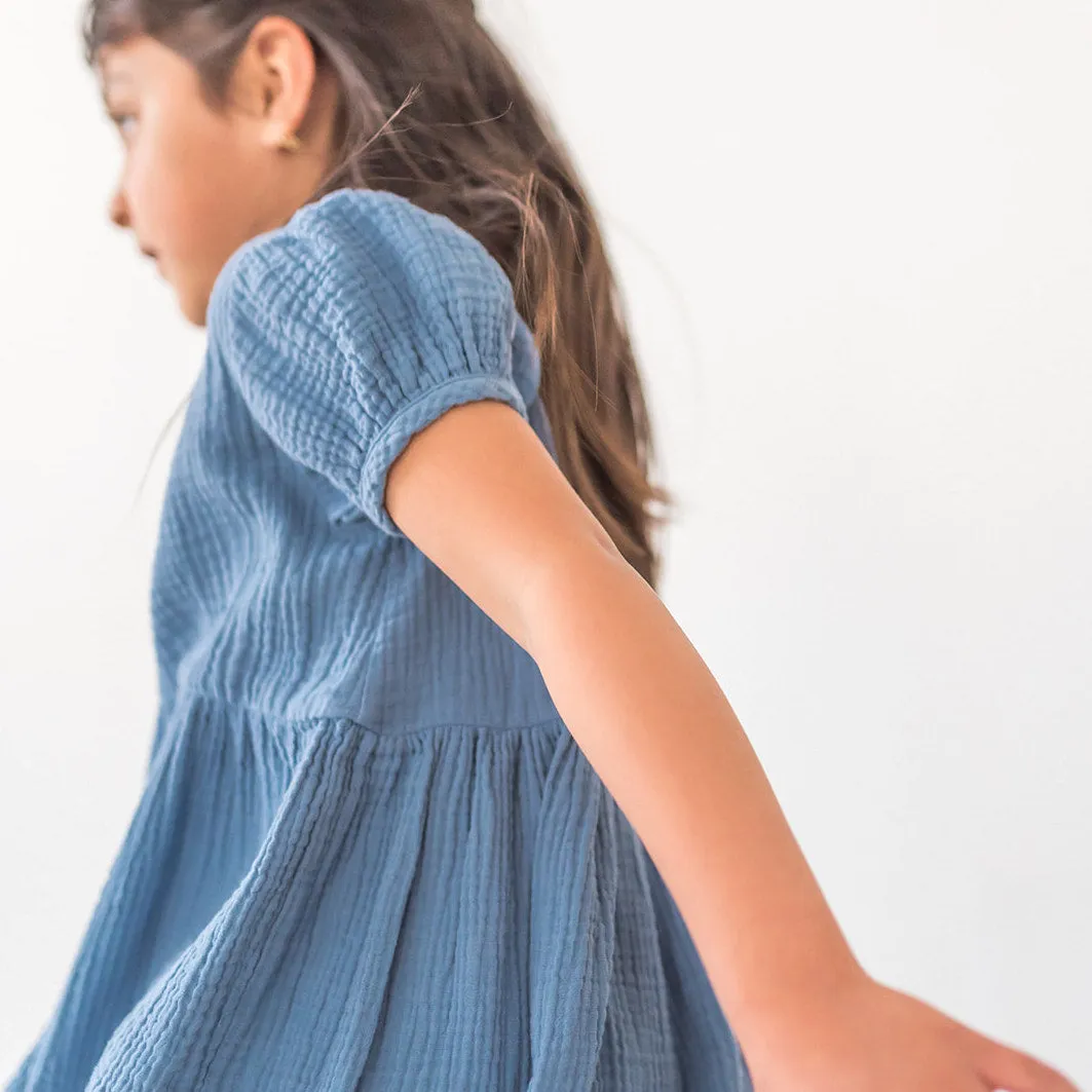 Gauze Puff Dress