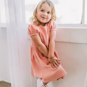 Gauze Puff Dress