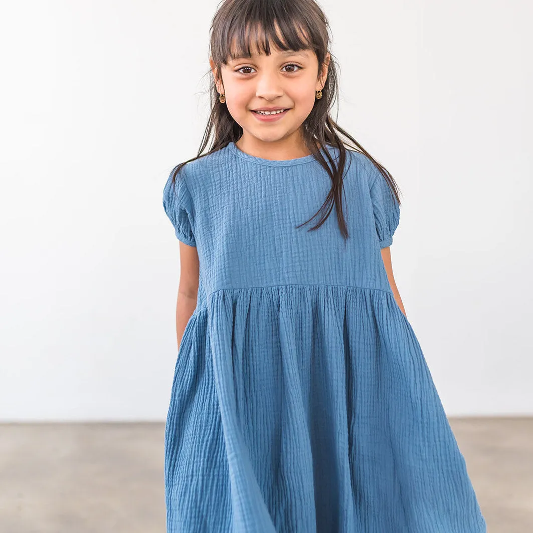 Gauze Puff Dress