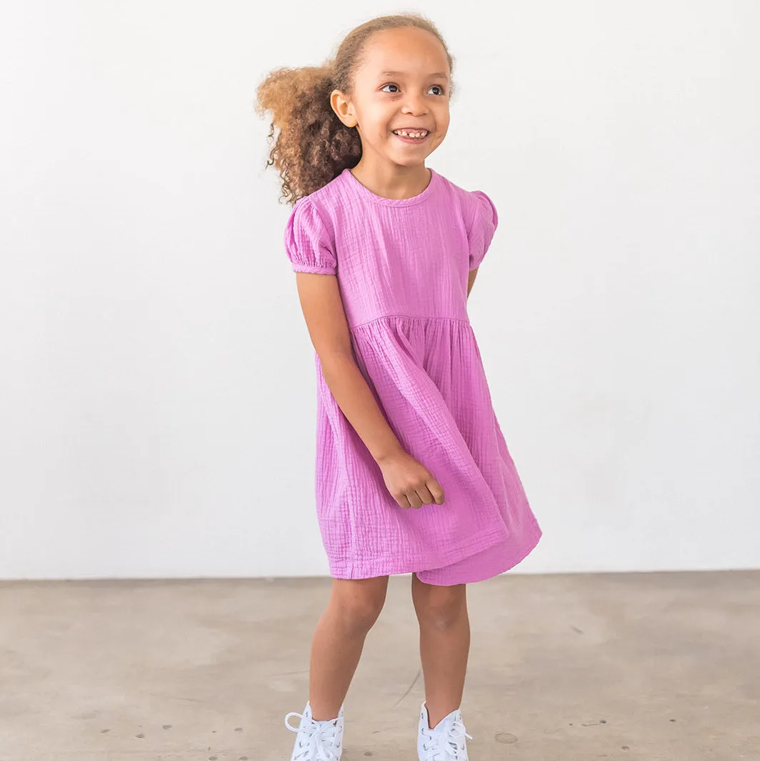 Gauze Puff Dress