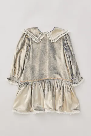 Ginger Blue Gold Velvet - Occasional Party