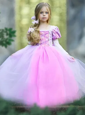 Girls Enchanted Hair Princess Costume Gown