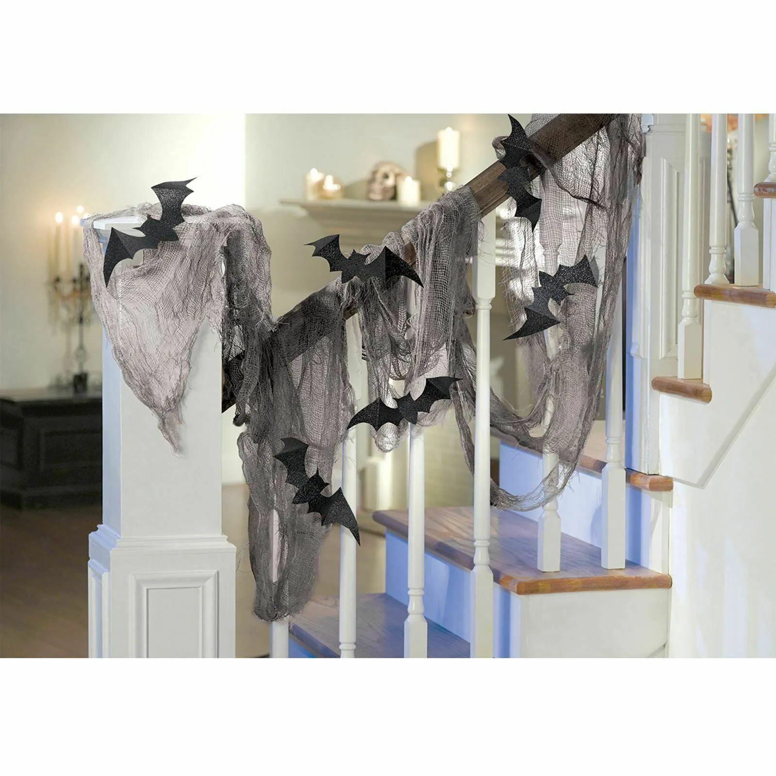 Glittered Bats and Gauze Decorating Kit