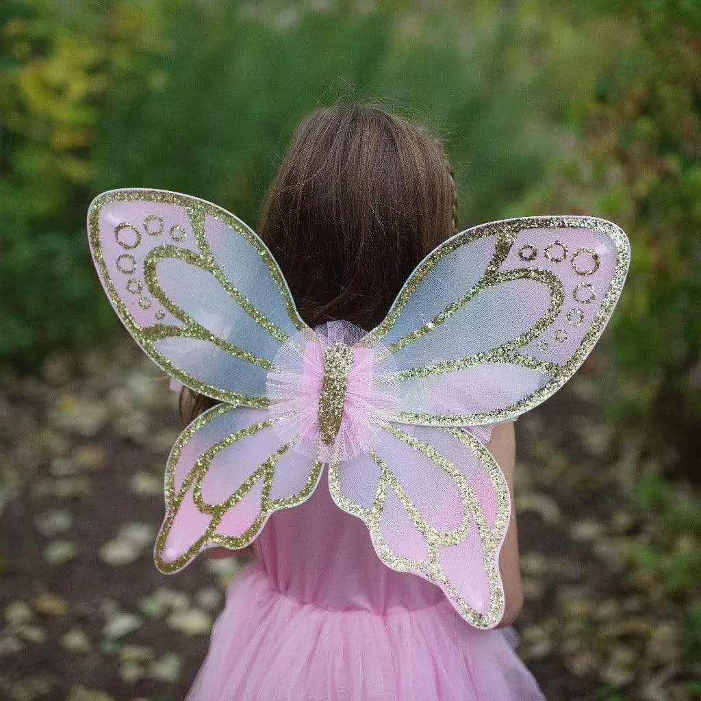Gold Butterfly Dress & Wings